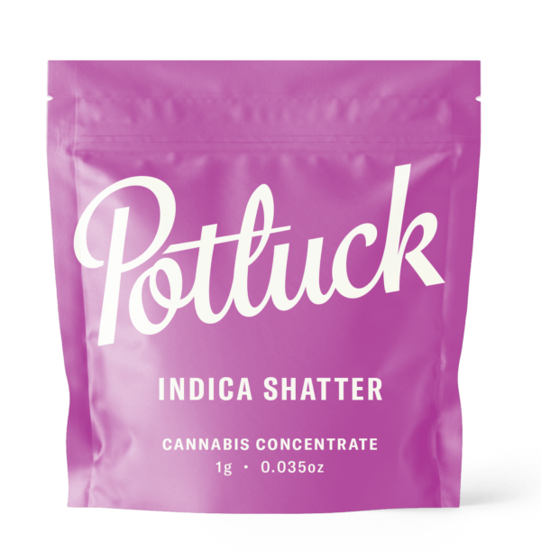 Potluck - Indica Shatter - Cannabis Concentrate