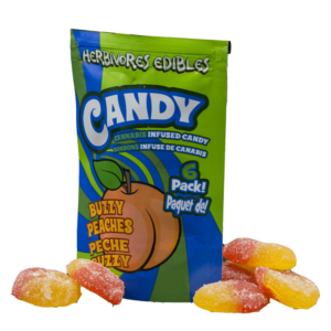 Herbivores Edibles - Buzzy Peaches Candy