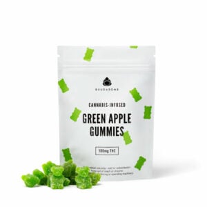 Buudabomb – Green Apple Gummies 100mg THC | {site_name}