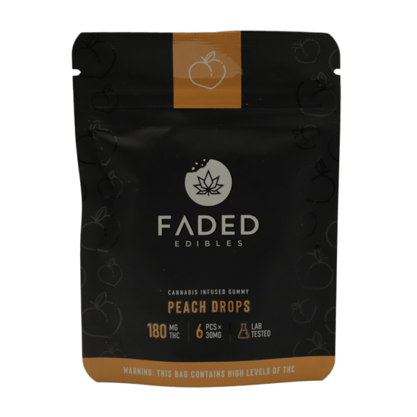 Faded Edibles - Peach Drops