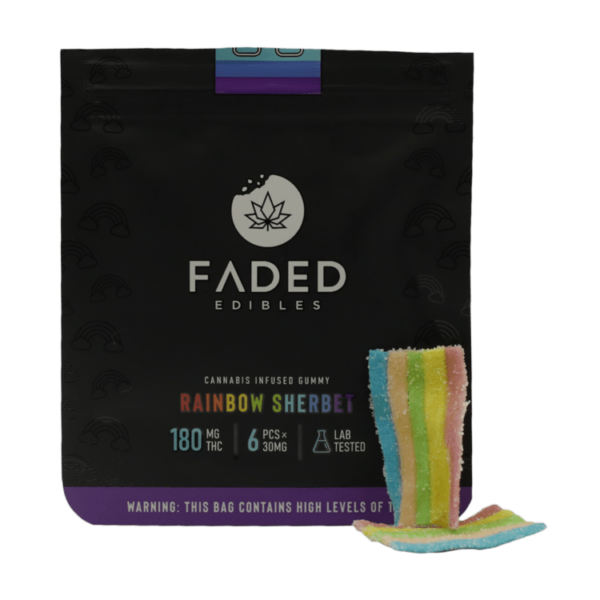 Faded Edibles – Rainbow Sherbet