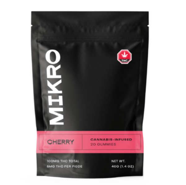 Mikro - THC Gummies - 100mg THC - Cherry