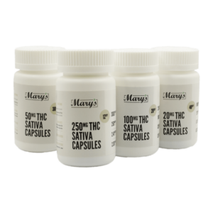 Mary’s Medibles – THC Sativa Capsules | {site_name}