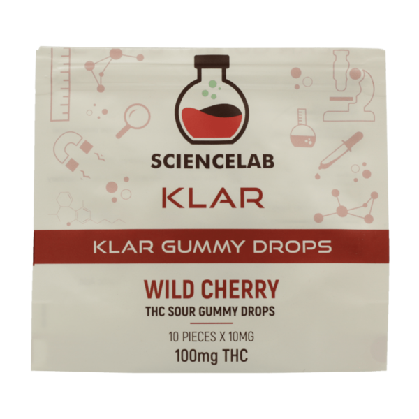 SCIENCELAB - Klar Gummy Drop - Wild Cherry - 100MG