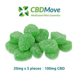 CBD Move – CBD Gummies – Mint Leaves – 100mg | {site_name}