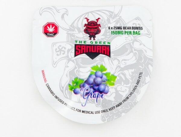 The Green Samurai – Grape Gummies