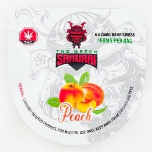 The Green Samurai – Peach Gummies