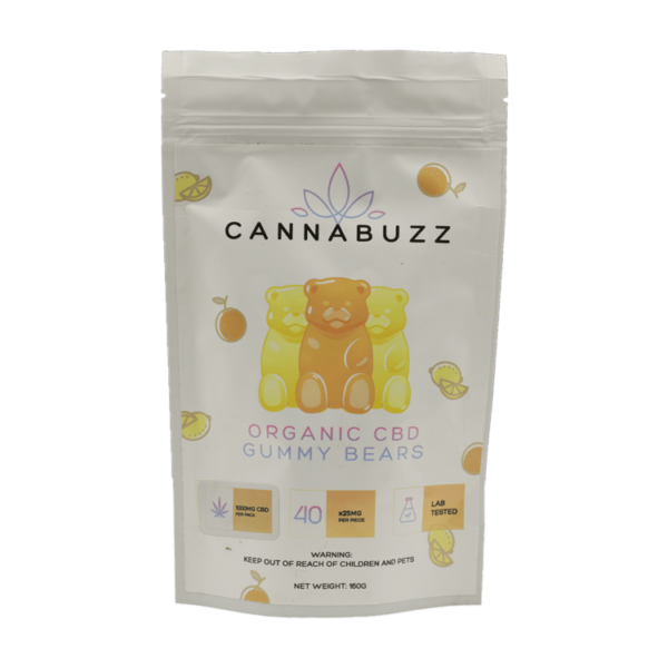 Cannabuzz - Organic CBD - Gummy Bears