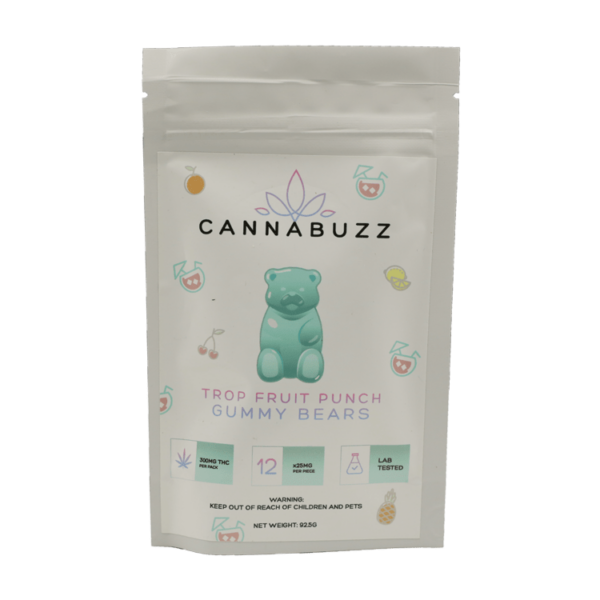 Cannabuzz - Trop Fruit Punch - Gummy Bears