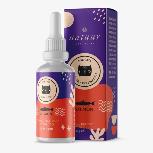 natuur - CBD Oil Tinture for Cats - Salmon