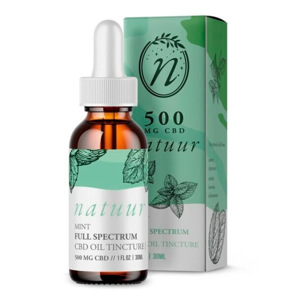 Natuur - Mint - Full Spectrum - CBD Oil Tincture