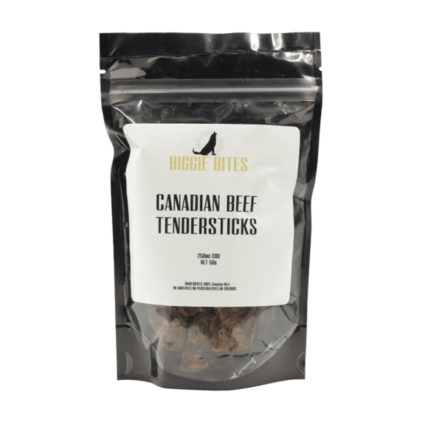 Biggie Bites - Canadian Beef Tendersticks - 250mg CBD