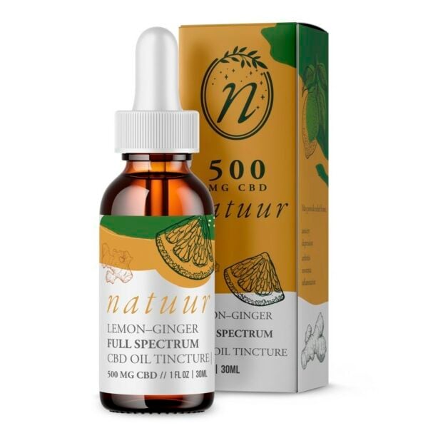 Natuur - Full Spectrum CBD Oil Tincture - Lemon Ginger - 1000mg