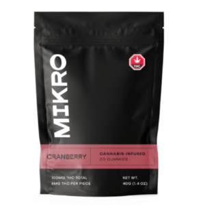 Mikro – THC Gummies – Cranberry