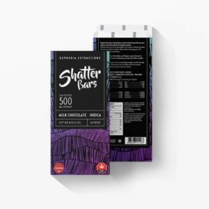 500mg Milk Chocolate Indica Shatter Bar