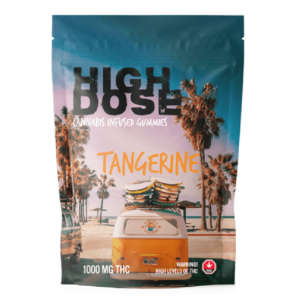 High Dose – Cannabis Infused Gummies – Tangerine